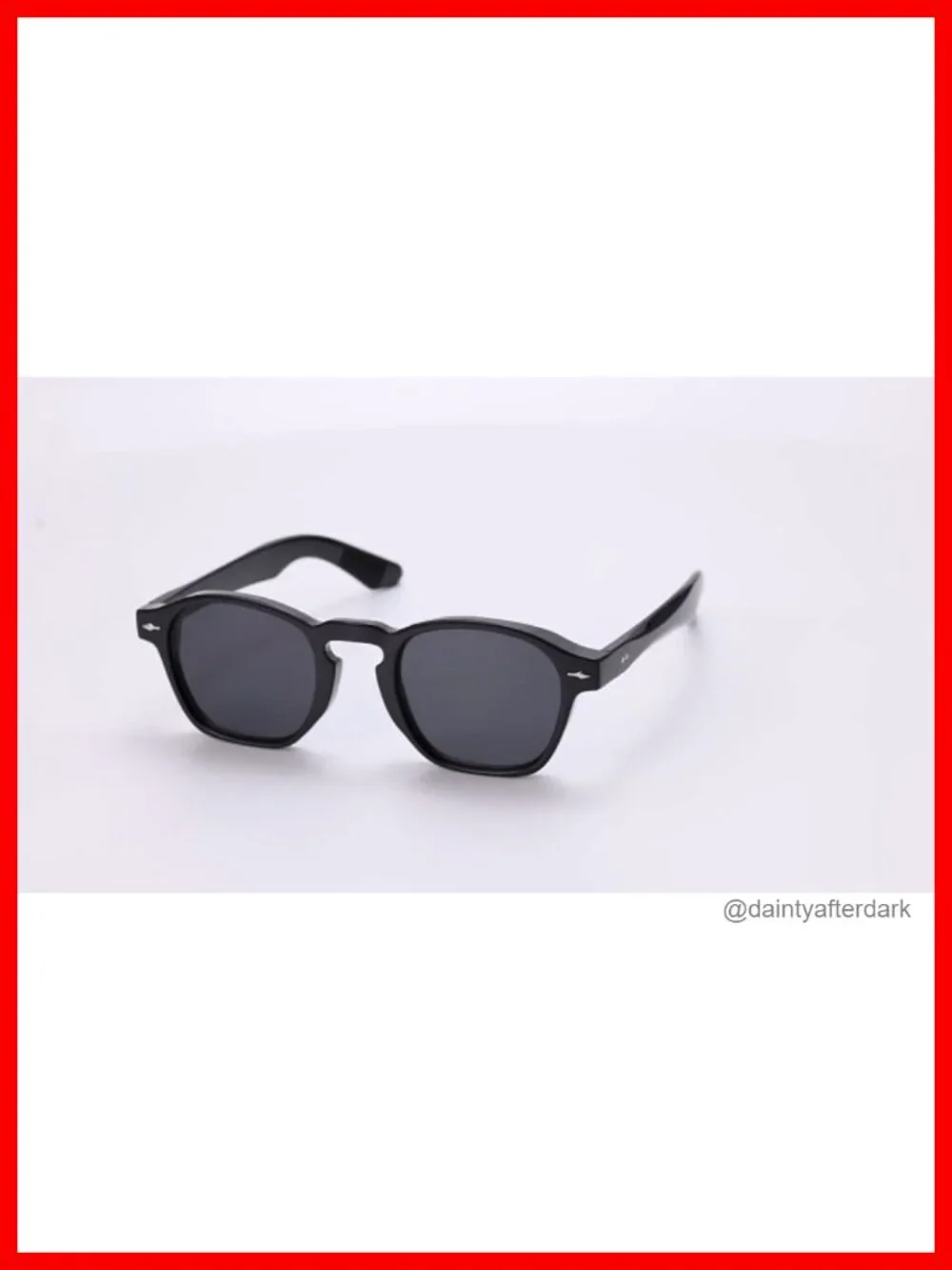 Unisex Square Plastic Sunglasses UV400 Protection Retro Shades Non-Polarized
